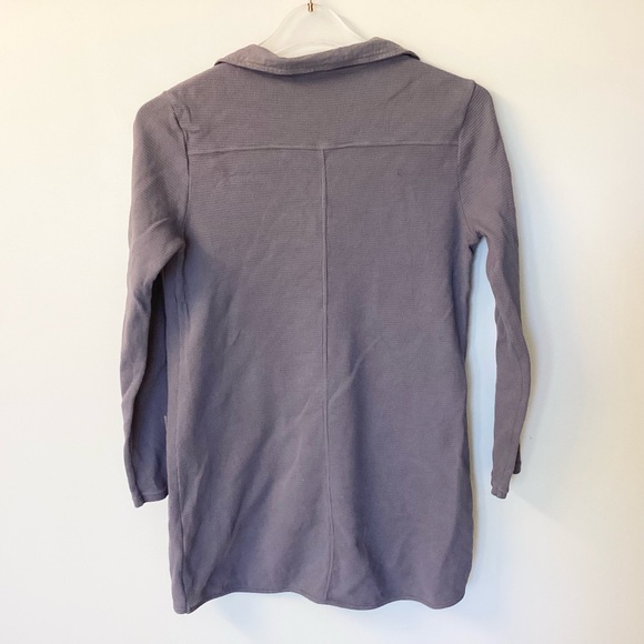 Soft Surroundings Take Two Waffle Knit Tunic - Gray - XS - Picture 5 of 7